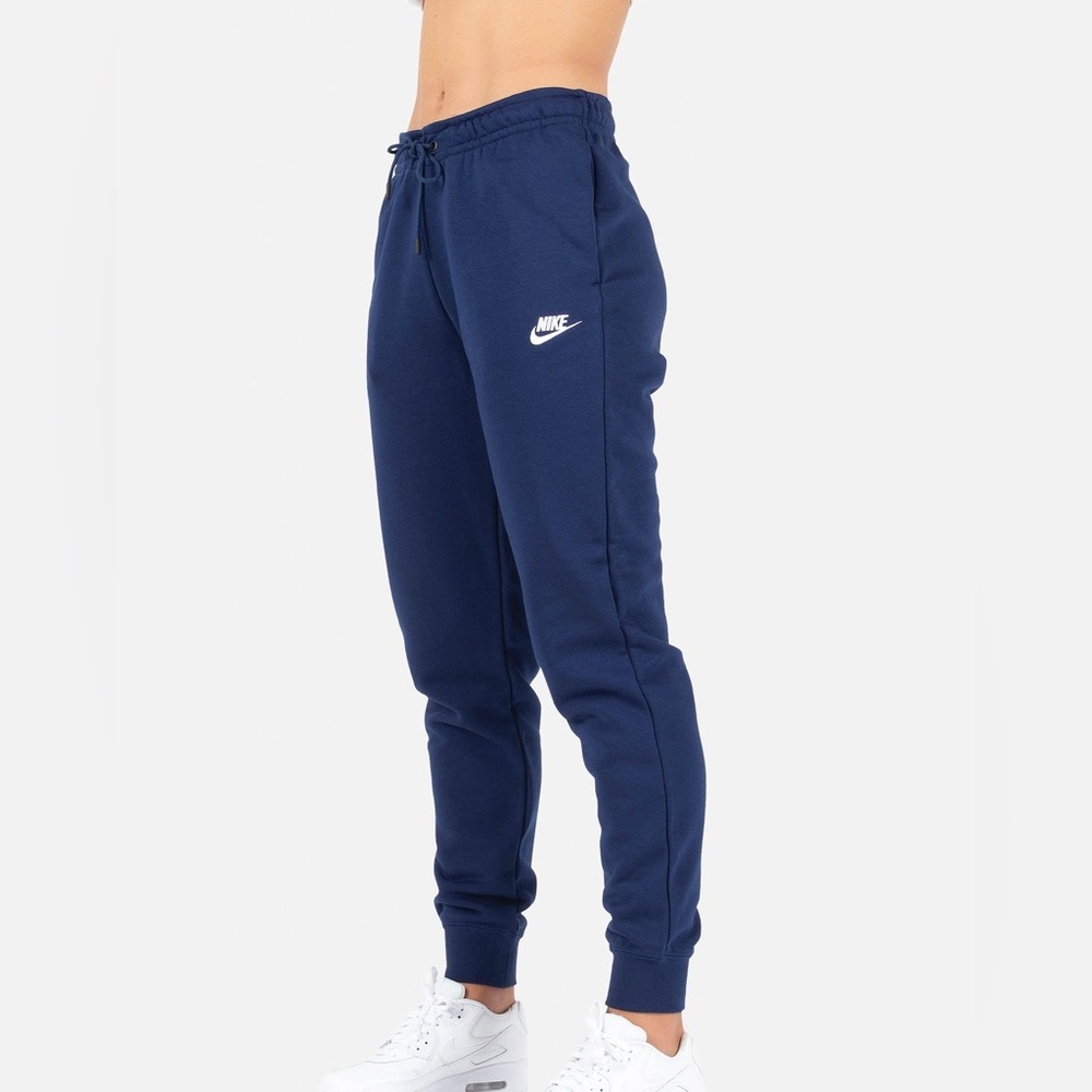 Nike Sportswear Essential Fleece Joggers | Navy Blue | Women's 2XL